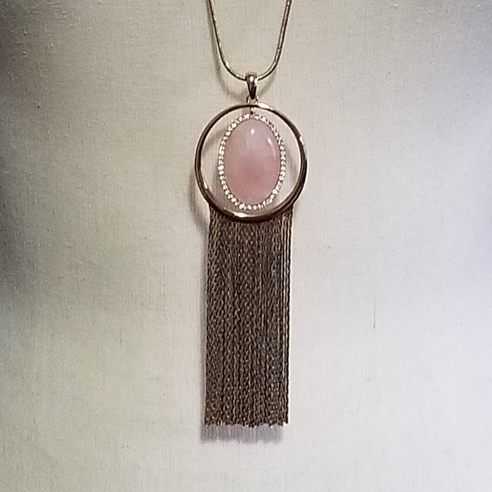 Long Reversible Pendant Necklace